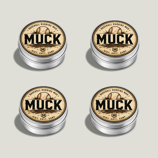 MUCK Baseball Rubbing Mud - 4 Pack